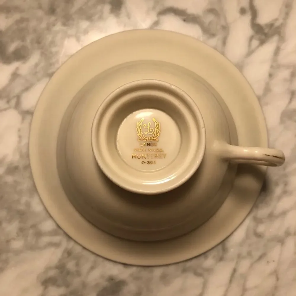 Vintage Lenox Monterey Teacup and Saucer